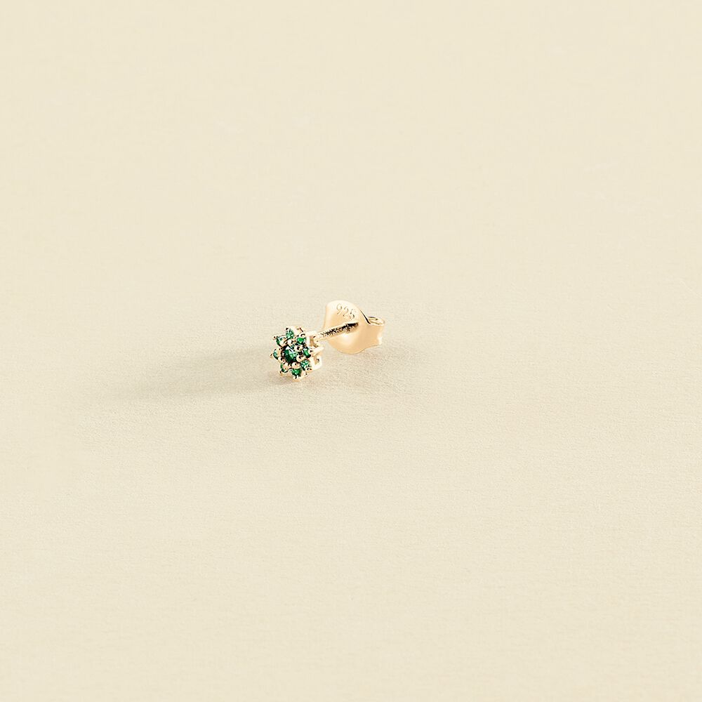 Piercing mini FLEURIE - Turquesa / Oro - Piercings  | Agatha