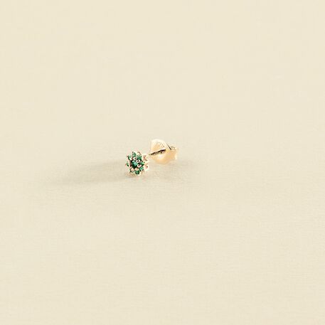 Piercing mini FLEURIE - Turquesa / Oro - Piercings  | Agatha