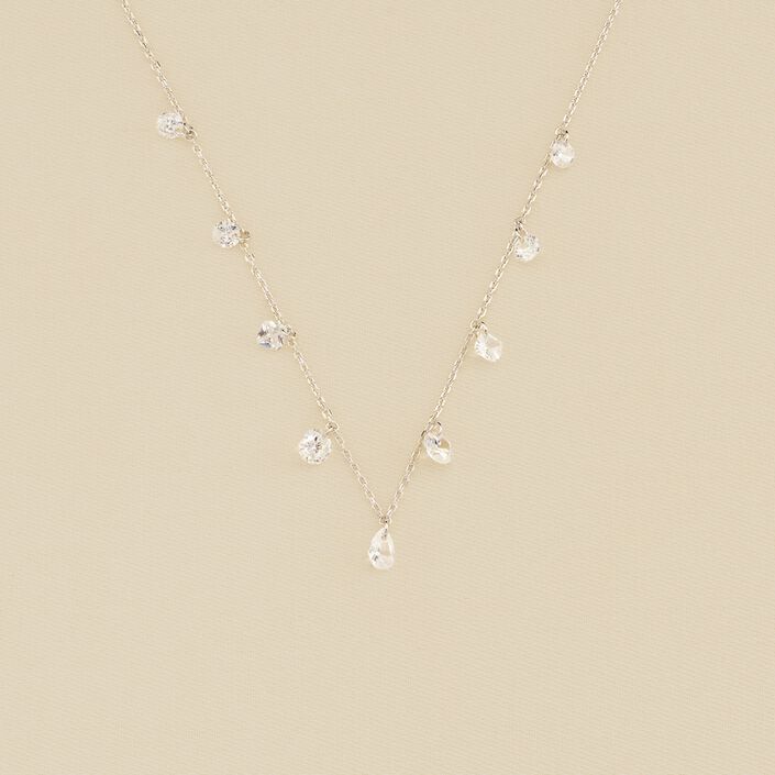 Collar corto PETILLE - Cristal / Plateado - Collares  | Agatha