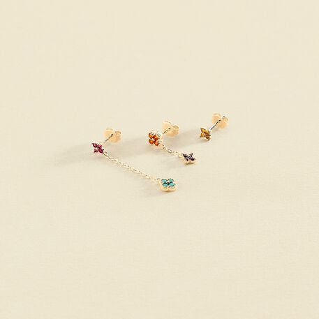 Piercing mini MIX& MATCH - Multicolor / Oro - Piercings  | Agatha