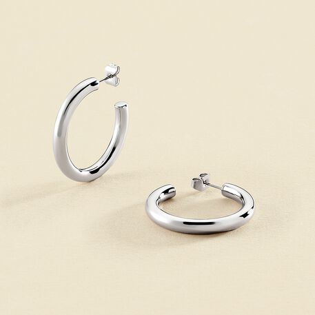 Criollas GIPSY - Plateado - Pendientes  | Agatha