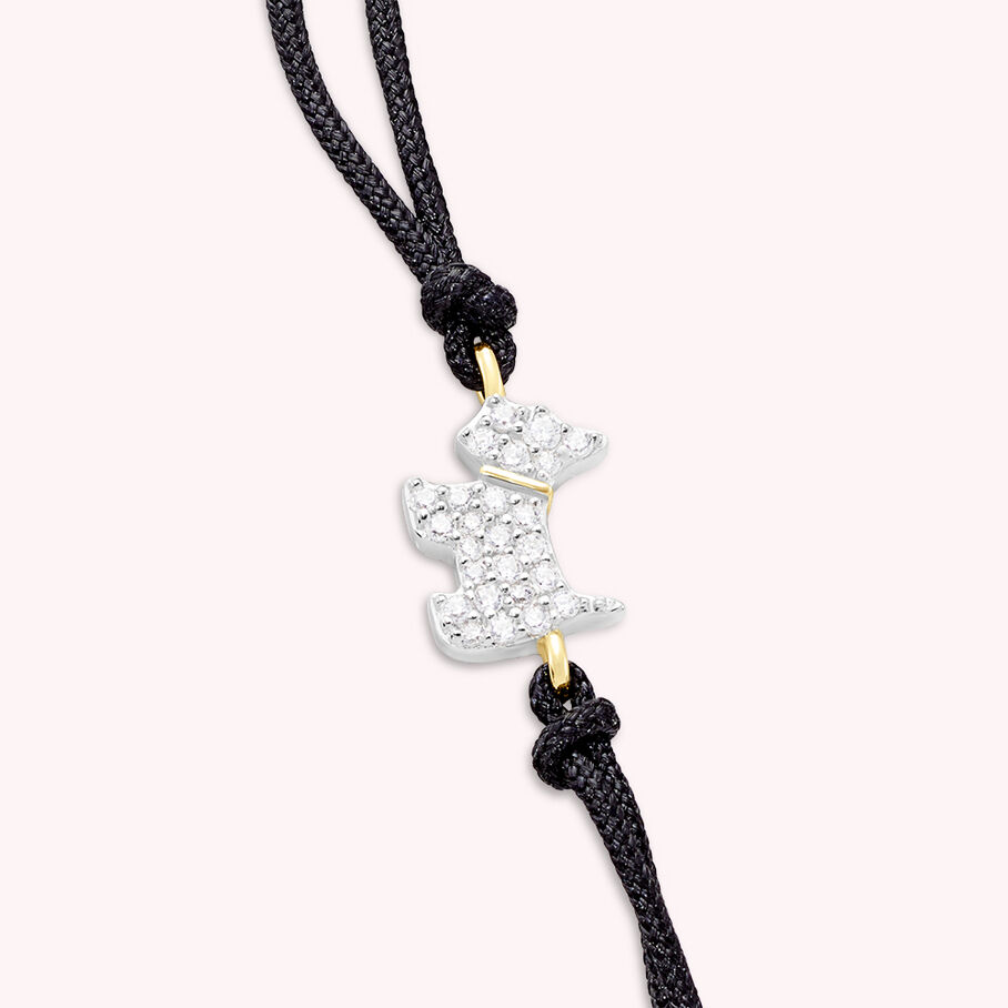 Pulsera con cordón MASCOTTE - Plata / Oro - Pulseras  | Agatha
