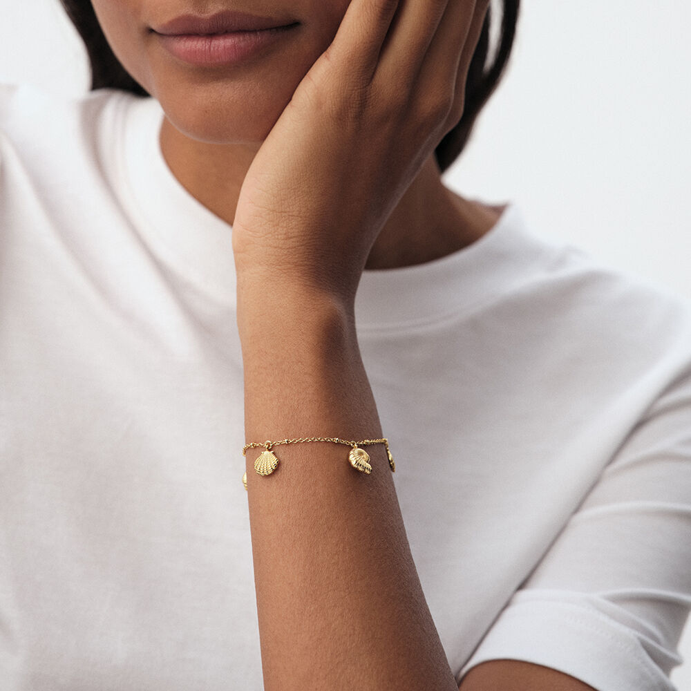 Pulsera de cadena ILIOS - Dorado - Pulsera de cadena  | Agatha