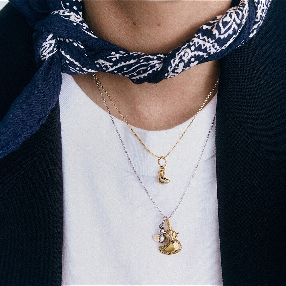 Colgante PATITO - Dorado / Plateado - Colgante  | Agatha