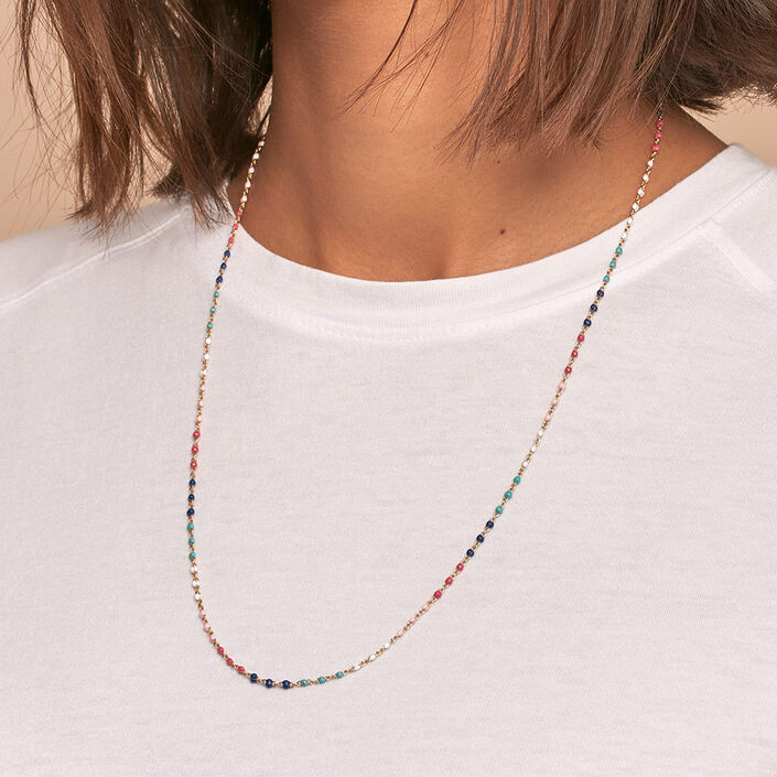 Collar midi SMARTY - Azul / Rosa - Collares  | Agatha