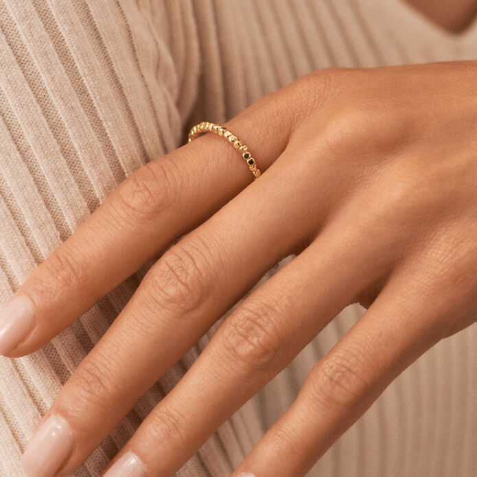 Anillo fino GOLDEN - Dorado - Anillos  | Agatha