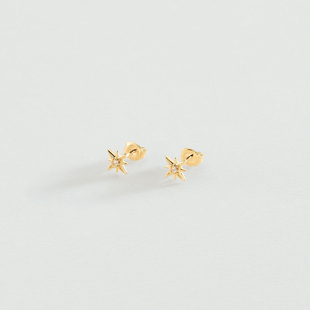 Pendientes cortos OURSE - Cristal / Dorado - Pendientes cortos  | Agatha