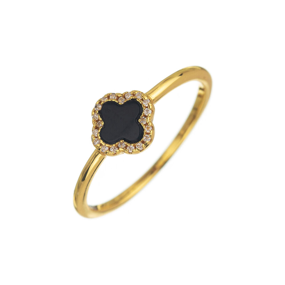 Anillo new arrivals negro fino