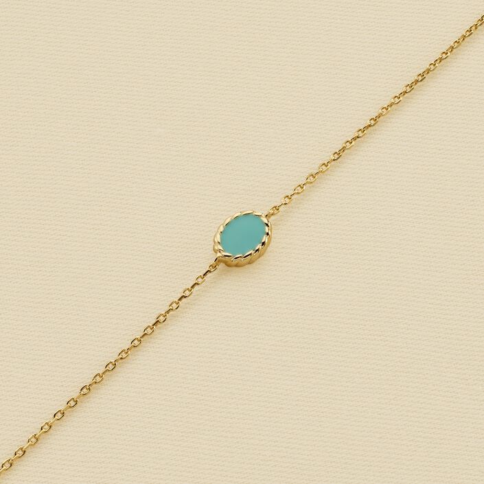 Pulsera de cadena ATMA - Lapis/ azul - Pulseras  | Agatha