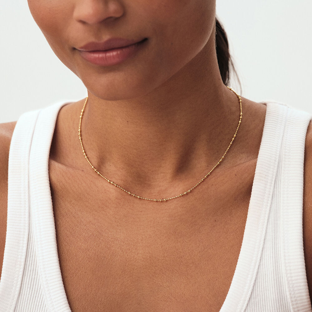 Collar corto CHA&Icirc;NE BOULE - Dorado - Collar corto  | Agatha