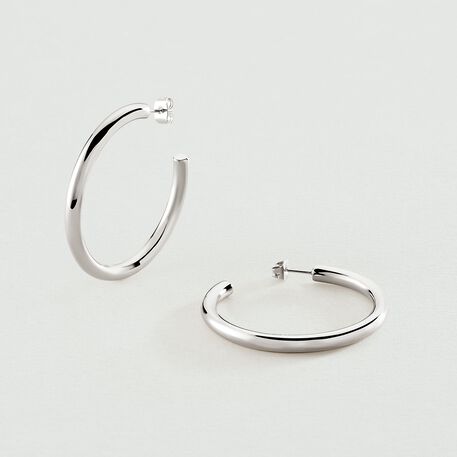Criollas GIPSY - Plateado - Pendientes  | Agatha