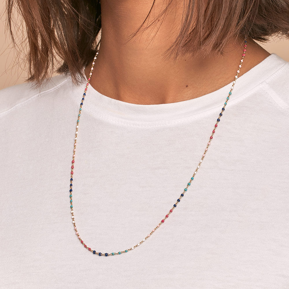 Collar midi SMARTY - Azul / Rosa - Collares  | Agatha