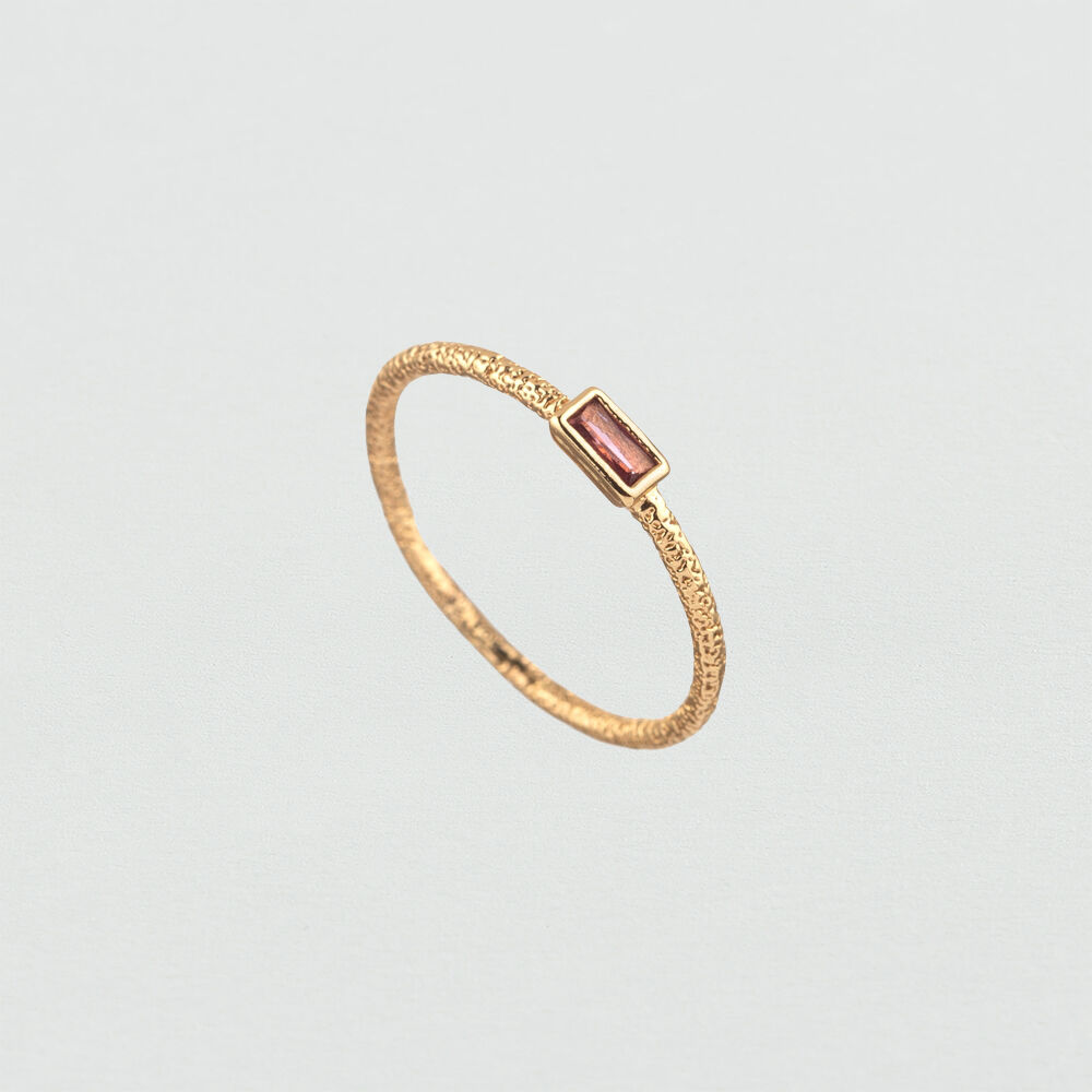 Anillo fino CLEOPATR - Rosa / Oro - Anillos de fantasía  | Agatha