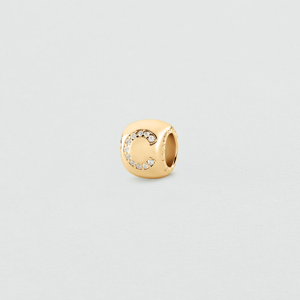 Colgante LUCKY - Cristal / Dorado - Joyas  | Agatha