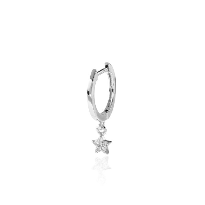 Piercing criolla CRIOSTAR - Cristal / Plateado - Piercings  | Agatha