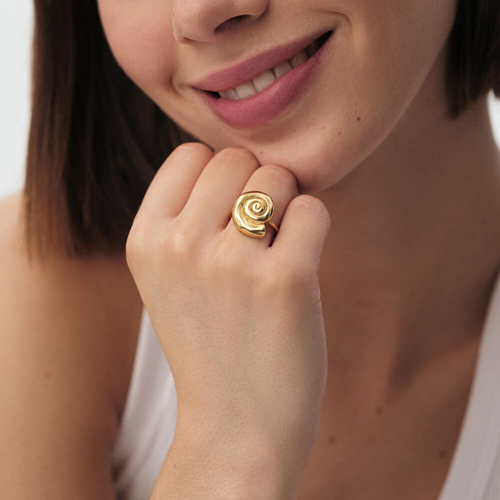 Anillo ajustable TIARE - Dorado - Anillo ajustable  | Agatha