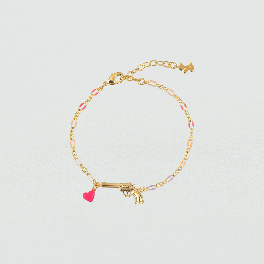 Pulsera de cadena RODEO - Multicolor / Oro - Pulsera de cadena  | Agatha
