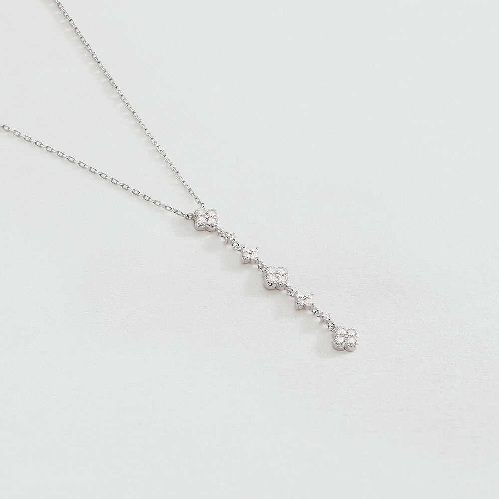 Collar corto BELOVED - Cristal / Plateado - Collar corto  | Agatha