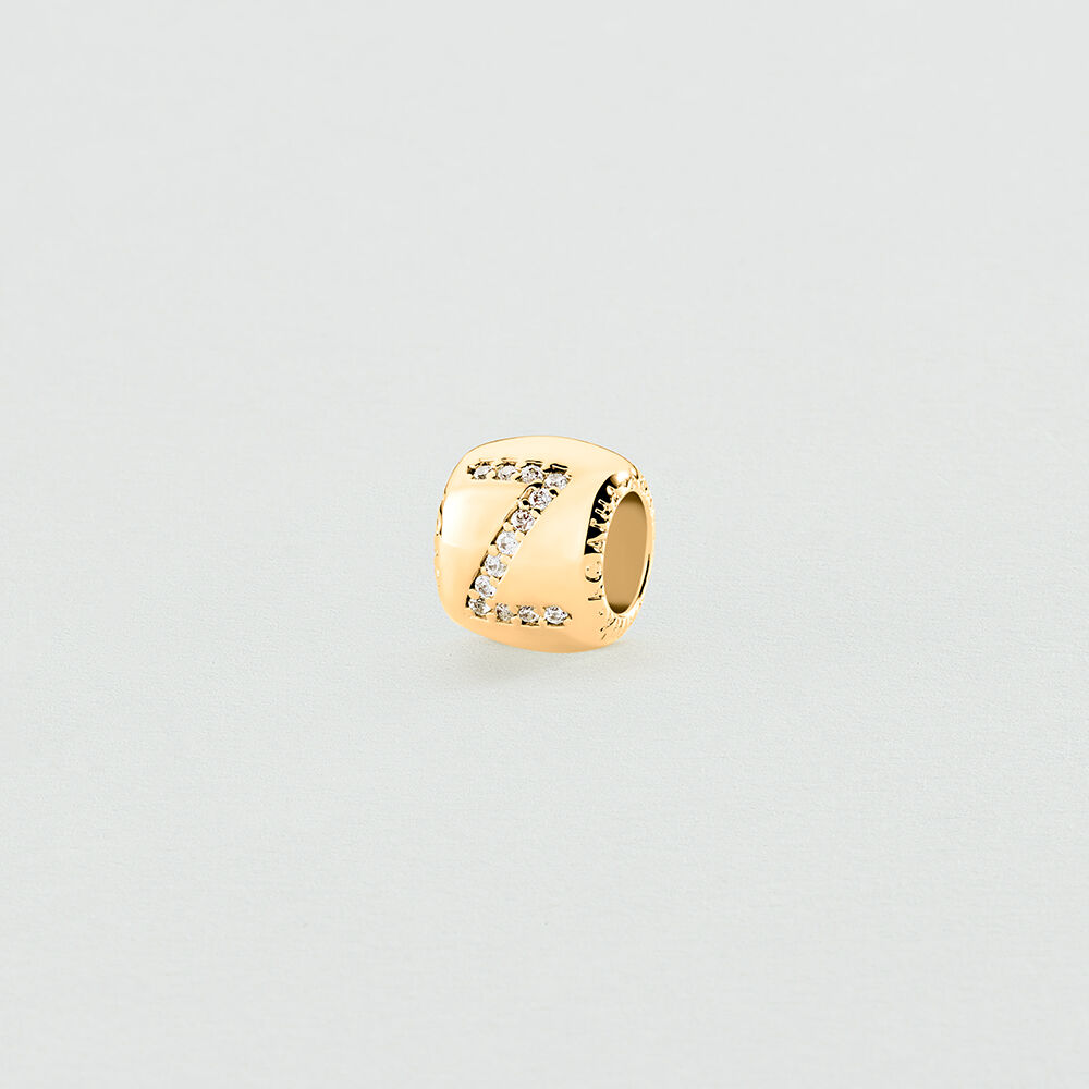 Colgante LUCKY - Cristal / Dorado - Joyas  | Agatha