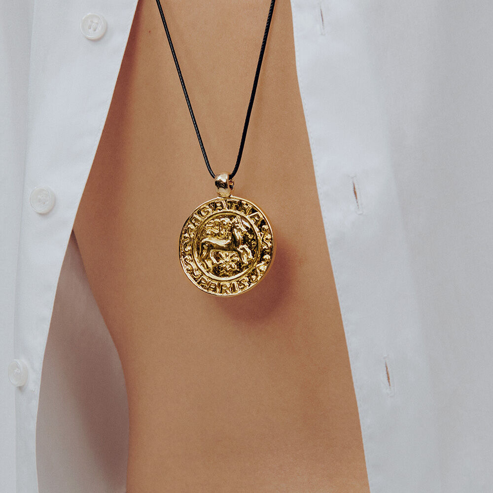 Collar largo PONT DES ARTS - Negro / Oro - Collar largo  | Agatha