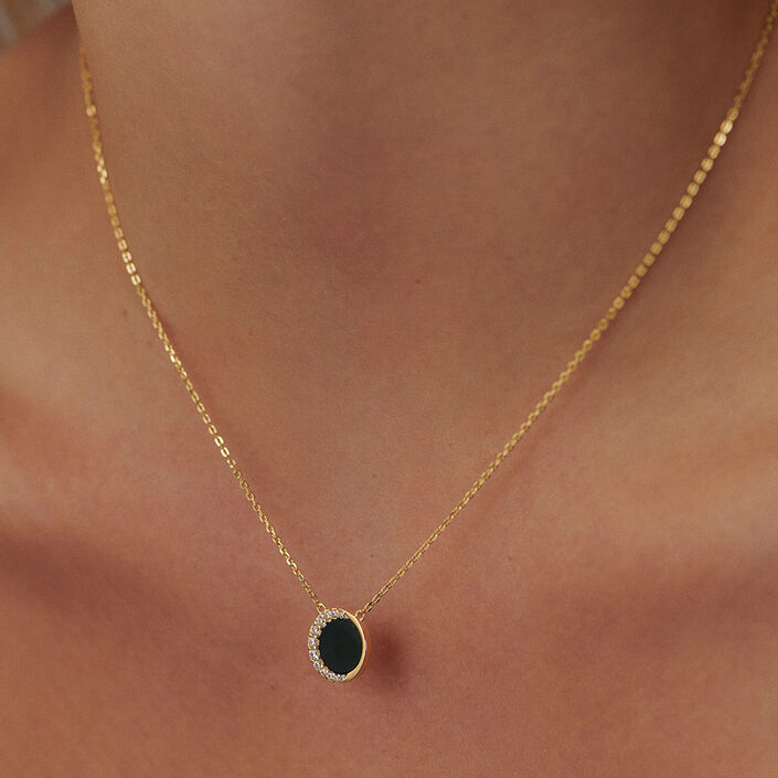 Collar corto MOONONYX - Onix - Collares  | Agatha