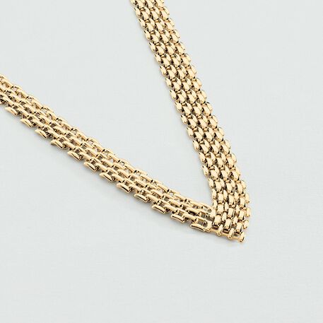 Collar midi MINUIT - Dorado - Collares  | Agatha