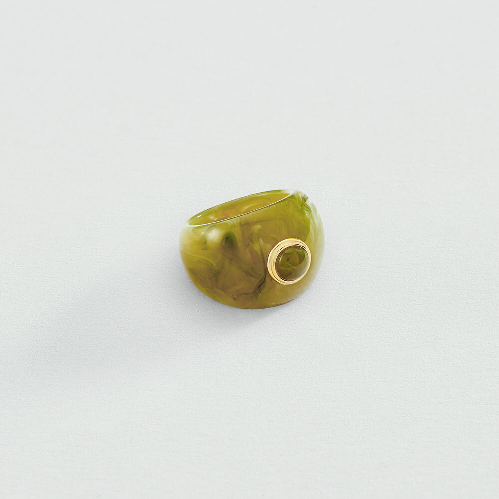 Anillo ancho BE - Caqui - Anillo ancho  | Agatha