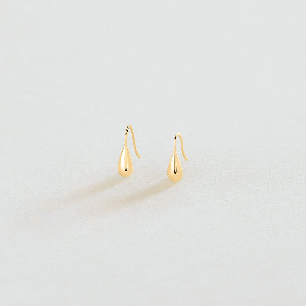 Pendientes largos DANAE - Dorado - Pendientes de fantas&iacute;a  | Agatha