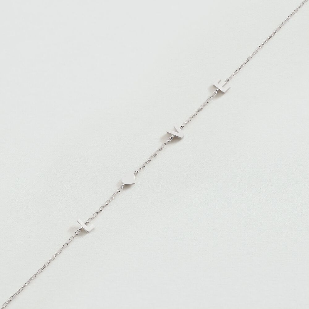 Pulsera de cadena WITH LOVE - Plata - Outlet  | Agatha