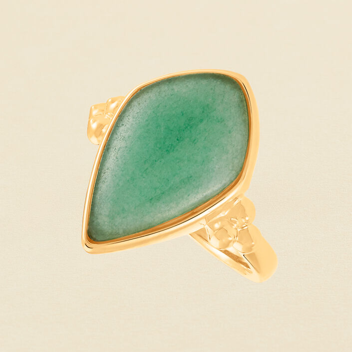 Anillo fino MOON - Aventurine - Anillos  | Agatha
