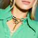 Collar corto DYLAN - Multicolor / Oro - Collares  | Agatha