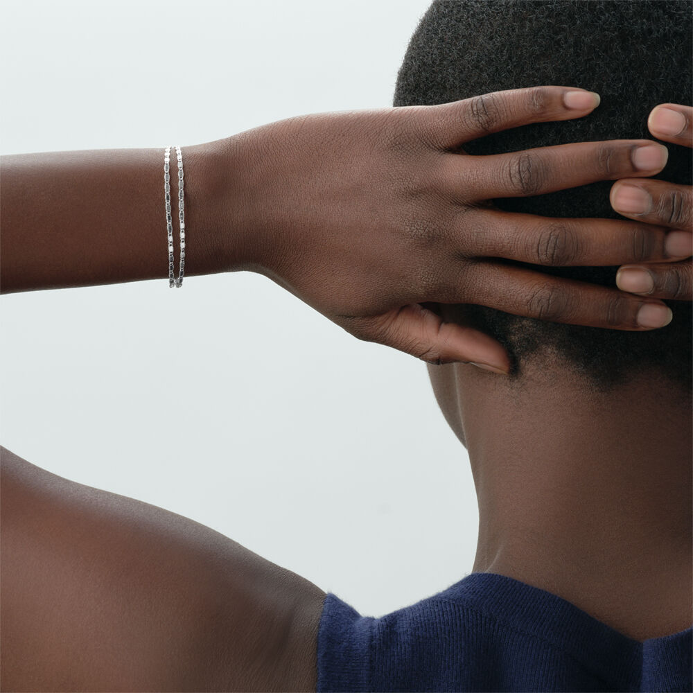 Pulsera de cadena JUSSIEU - Plateado - Pulsera de cadena  | Agatha