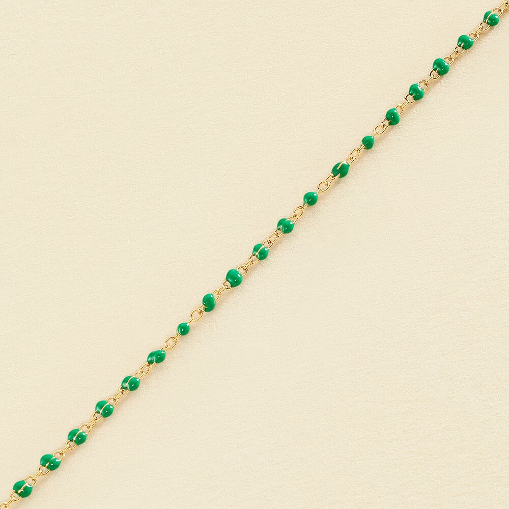 Pulsera de cadena SMARTY - Verde / Dorado - Pulseras  | Agatha