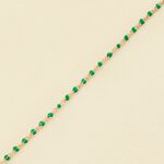 Pulsera de cadena SMARTY - Verde / Dorado - Pulseras  | Agatha