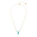 Collar corto CIAM - Turquesa / Oro - Collares  | Agatha
