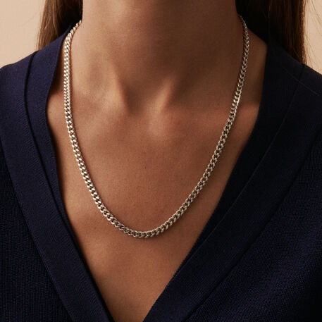 Collar midi GOURMET - Plateado - Collares  | Agatha