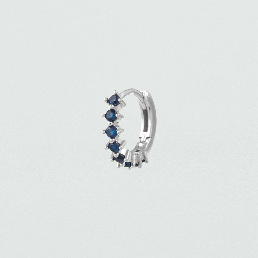 Piercing criolla RADIANTE - Azul - Piercings  | Agatha