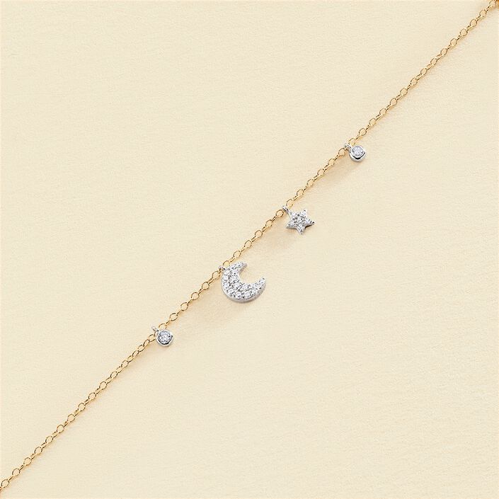 Pulsera de cadena SARA - Plata / Oro - Pulseras  | Agatha