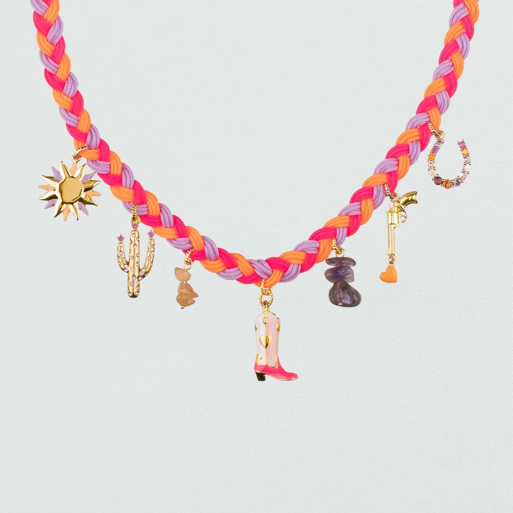 Collar corto RODEO - Multicolor / Oro - Outlet  | Agatha