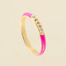 Anillo fino BONHEUR - Rosa / Oro - Anillos  | Agatha