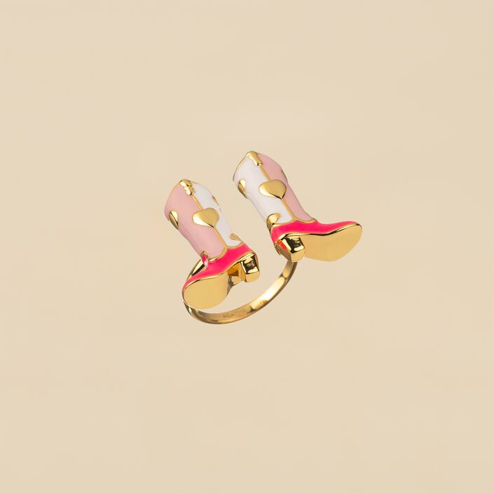 Anillo ajustable RODEO - Rosa / Oro - Anillos  | Agatha