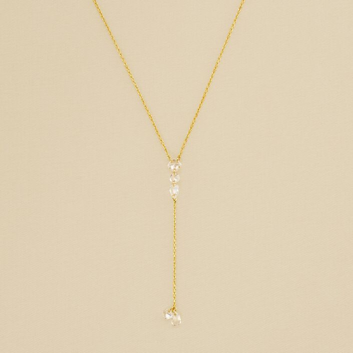Collar midi PETILLE - Cristal / Oro - Collares  | Agatha