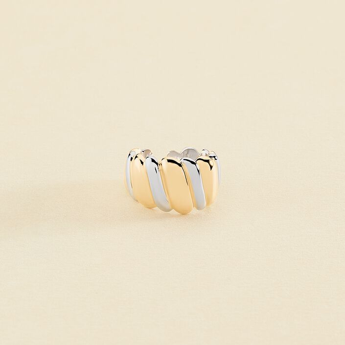 Anillo ancho TWISTED - Plata / Oro - Anillos  | Agatha
