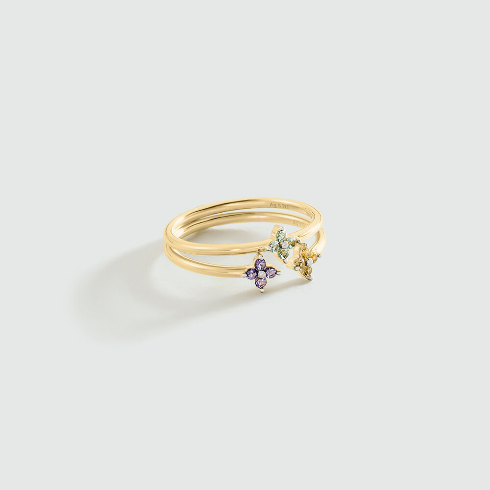Anillo fino BELOVED - Multicolor / Oro - Anillos de fantasía  | Agatha