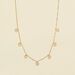 Collar corto HEMERA - Cristal / Dorado - Collares  | Agatha