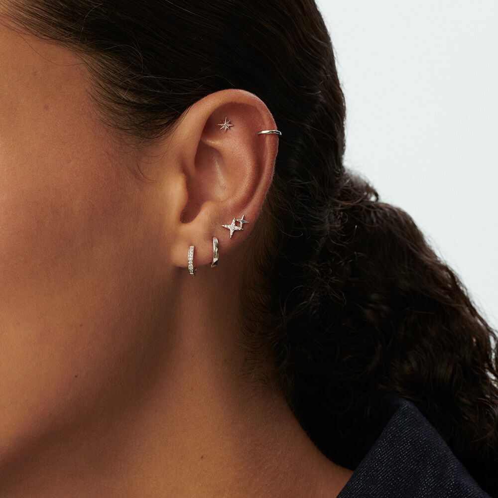 Piercing H&eacute;lix & Tragus MIX& MATCH - Plata - Tragus&H&eacute;lix  | Agatha