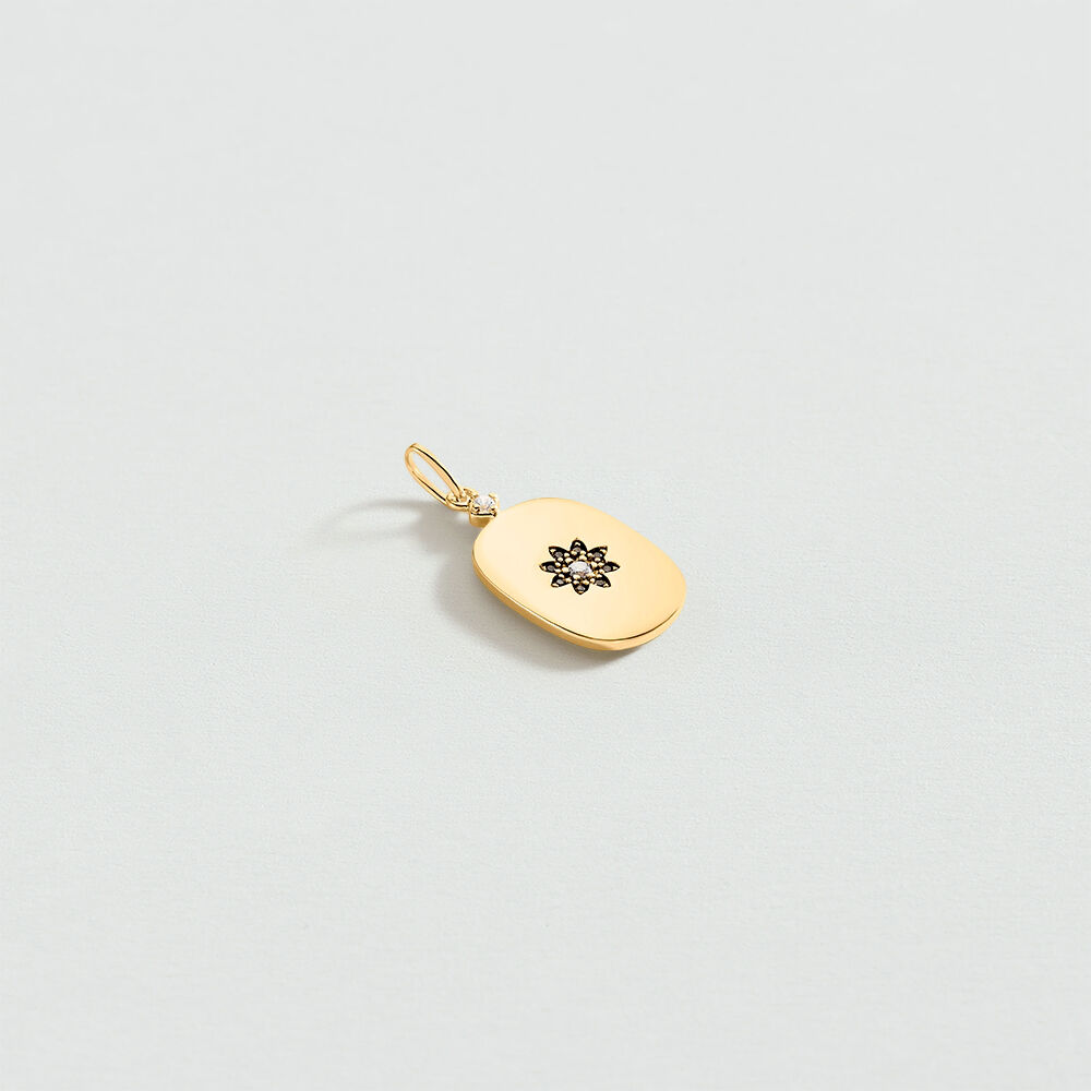 Colgante FLEURPAV - Cristal / Dorado - Outlet  | Agatha