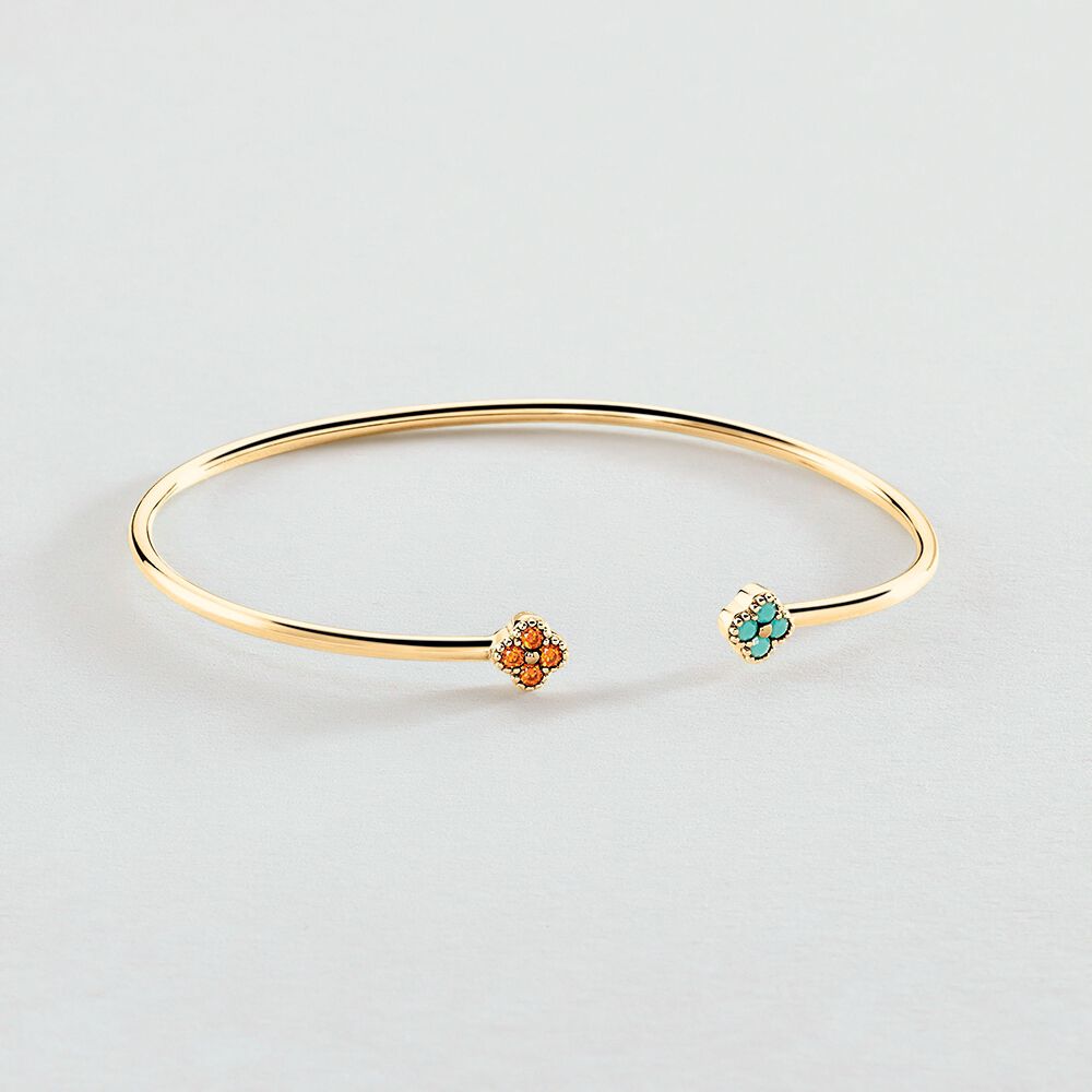 Pulsera rígida BELOVED - Multicolor / Oro - Pulsera rígida  | Agatha