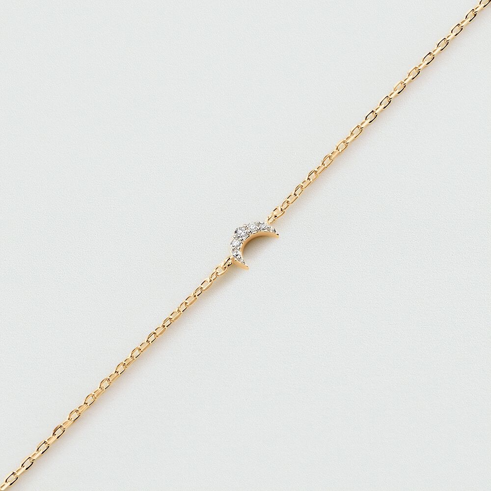 Pulsera de cadena MAHINA - Cristal / Dorado - Pulsera de cadena  | Agatha