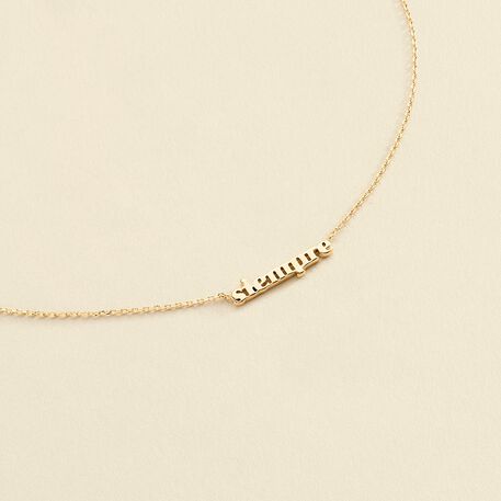 Collar corto SIEMPRE - Dorado - Collares  | Agatha
